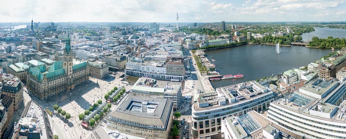 EHB Hamburg, Innenstadt mit Alster - Rechtsanwälte